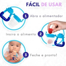 Baby Food Introduction Pacifier For Fruits And Purees, Feeding Pacifier For Babies To Try Fruits, With Hygienic Cap And Soft Bottle Nipple. - Hoa hồng - Xem 6