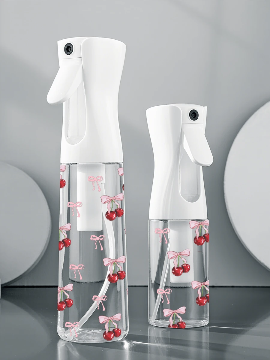 领结图案透明PET可重复灌装旅行喷雾瓶,多用途细雾喷雾瓶,适用于旅行和商务出行,可用作卸妆喷雾瓶、可重复使用的美发喷雾瓶、持续喷雾瓶,也可用于头发造型、清洁、植物喷洒和面部保湿。 - 彩色 - 查看 1
