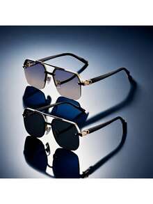 1 chiếc kính gọng nửa phẳng cao cấp mới năm 2025, thời trang, đa năng, phù hợp cho lái xe, câu cá ngoài trời, thể thao, đi biển và sử dụng hàng ngày. - Nhiều màu - Xem 14