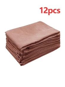 2/6/12pcs Modern Minimalist Lightweight Soft Solid Color Textured Crinkle Napkins, Suitable For Restaurant, Living Room, Home, Daily Use, Valentine's Day, Wedding, Party Decor - Multicolor - View 33