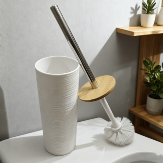 1PC Long Handle Toilet Brush With No Dead Corners, Household, Hotel, Homestay, Toilet Washing, Squatting Pit Cleaning, Toilet Set, Magic Tool