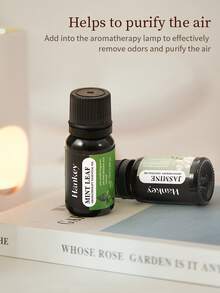 1瓶10毫升水溶性香薰精油补充装，包含薰衣草、百合、香草、玫瑰等10余种香型，有助于放松睡眠、清新空气，适用于加湿器，情人节、婚礼用品。