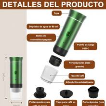 Cafetera portátil 3 en 1, máquina de café espresso, 20 bares, nano, para viajes en coche, mini máquinas de café espresso, cafetera eléctrica con autocalentamiento, USB-C, cafetera portátil 3 en 1, cafetera de cápsulas con extracción en frío y en caliente para viajes en coche, acampadas al aire libre. - Admite métodos de preparación en frío y en caliente para satisfacer diferentes preferencias de sabor.  Traducción realizada con la versión gratuita del traductor DeepL.com - Verde - Ver 2