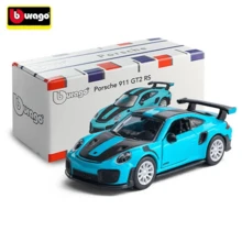 Burago 1:64 911 GT2 RS Sports Car Model, Alloy Diecast Toy Car, Collectible Gift - Multicolor - View 12