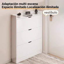 Shoe Cabinets - White - View 3