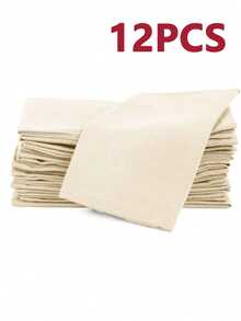 2/6/12 unidades de guardanapos reutilizáveis absorventes macios, adequados para restaurantes, cozinhas, casamentos, festas, decoração de casa, primavera/verão