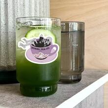 Suriel Tea Co. Skull Tea Cup Illustration Sticker - Waterproof Vinyl Sticker For Water Bottles, Laptops, Cars, Windows - Matte Durable Self-Adhesive, Multi-Purpose Design - Multicolor - View 8