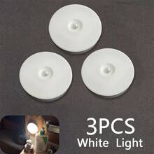 1 szt. Lampka nocna z czujnikiem ruchu LED - miękka ciepła biel, natychmiastowe włączanie, gotowa do korytarza i łazienki. Łatwa w użyciu, automatyczny czujnik, brak przełączania, nadaje się do stosowania przy łóżku, sypialni, pokoju dziecięcym, szafce, schodach. Biały minimalistyczny design, ciepłe/białe światło, miniaturowa przenośna, zasilana przez USB, wbudowana bateria