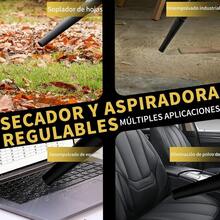 Soplador De Aire Eléctrica Batería Inalámbrico Aspiradora - Amarillo - Ver 10