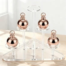 1个亚克力多层香水化妆品收纳架，梳妆台化妆品展示架 - 彩色 - 查看 2