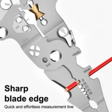 Multifunctional Needle-Nose Pliers For Electricians - With Electricity Detection, Removal, Cutting And Stripping Functions, And A Foldable Electricity Tester. - 墨綠色 - 查看 7