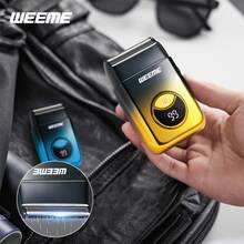 WEEME 男士渐变金/蓝电动剃须刀 - 可充电无线理容工具，带 USB 充电端口，配备精密刀片，适合短胡茬，小巧便携，是旅行的理想之选 - 父亲节或其他场合送给爸爸、丈夫或男朋友的完美礼物。 - 彩色 - 查看 7