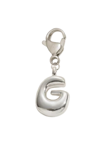 Bubble Silvery Letters Cute Necklace Pendant Bag Pendant-Lucky Crystal Pendant, Alphabet Letters A-Z, The Best Item For Spring And Summer Pairing,Shiny Alloy Bag And Backpack Pendant-Perfect Gift - Multicolor - View 16