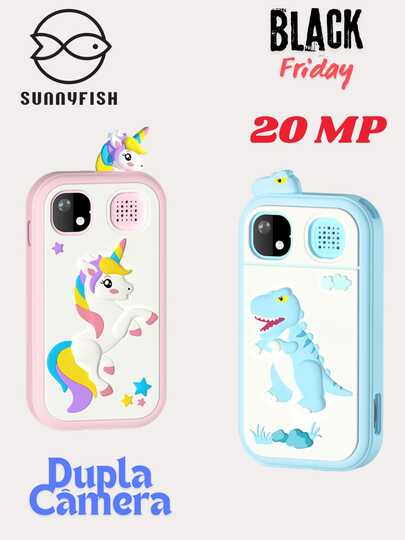 Smartphone Infantil com Tela Touch - Brinquedo Educativo Multifuncional com Câmera, Músicas e Som de Qualidade