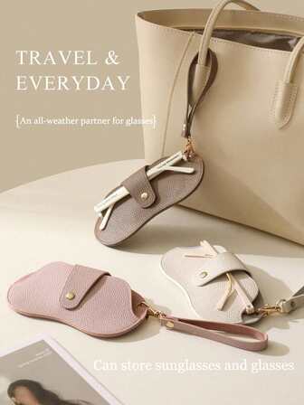 Multifunktionell förvaringsväska för glasögon, modernt trycktåligt bärbart glasögonklämma, glasögonfodral, bärbart glasögonfodral för damer, researtiklar, skolmaterial, semestercamping, semesternödvändigheter, semestertillbehör, mini sommarrese- och skolpresenter till familj, vänner och älskare, mors dag-presenter.