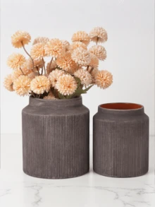 Farmhouse Vase For Home Decor, Vintage Rustic Terracotta Flower Vase Suitable For Home Decor, Living Room, Shelf, Dining Table, Room Decor, Home Decor, Birthdaydecor,Kitchen,Wedding, Bedroom Decor, Livingroom Decor, Gift, Party Decor,Bestfriend Gifts