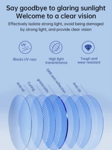 Lenovo Kính thông minh, kính râm không dây, tai nghe thể thao ngoài trời, gọi điện và nghe nhạc. - 1 Set - Xem 8