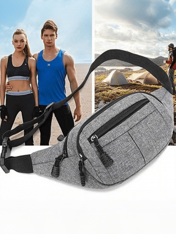 Men's Cross-Body Sling Bags Men's Waist Bag, Hip Chest Belt, Men's Purse, Waist Bag(Zipper Direction Random)
