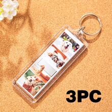 1/3/5pcs Personalized Photo Keychains, Custom Photo Keychains, Key Rings With Photos, Long Photo Keychains, Personalized Gifts, Customized Gifts, Couple Gifts, Gifts For Best Friends, Gifts For Women, Christmas Gifts, Perfect For Mother's Day, Father's Day, Anniversaries, Valentine's Day, Birthdays, Weddings, Gifts For Best Friends - Multicolor - View 13