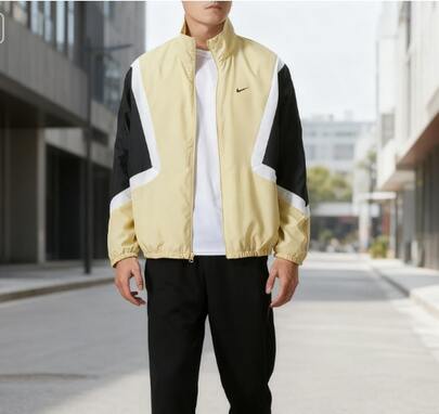 Nike 耐克男装新款跑步训练运动休闲轻便舒适梭织立领夹克 FZ0249-783