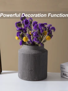 Farmhouse Vase For Home Decor, Vintage Rustic Terracotta Flower Vase Suitable For Home Decor, Living Room, Shelf, Dining Table, Room Decor, Home Decor, Birthdaydecor,Kitchen,Wedding, Bedroom Decor, Livingroom Decor, Gift, Party Decor,Bestfriend Gifts