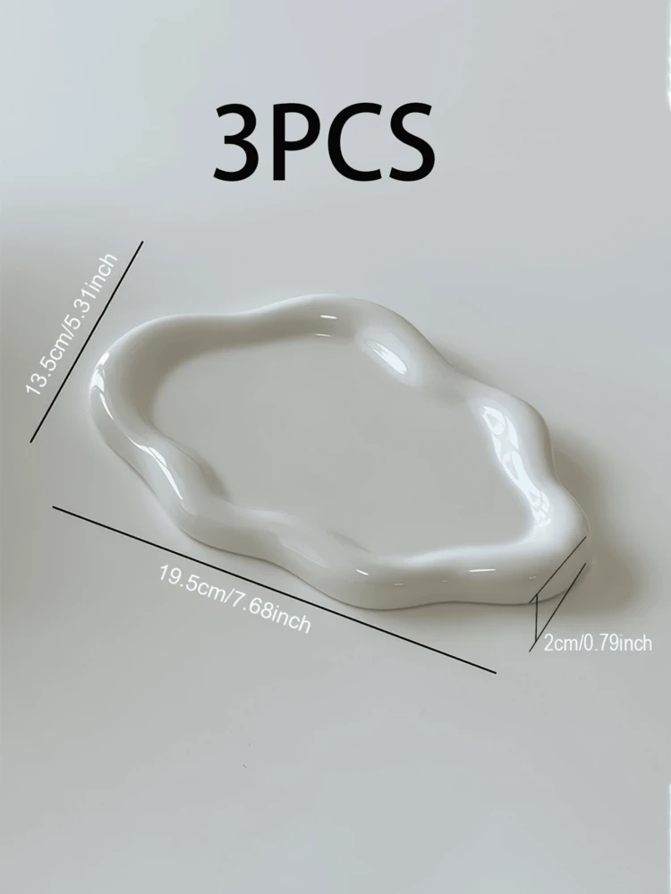 Elegant Cloud-Shaped Single-Layer Luxury Jewelry & Perfume Display Stand, Fashionable Jewelry Tray Suitable For Home, Living Room, Office Key Storage, Christmas, Thanksgiving, New Year, Valentine's Day And Other Holiday Gifts, Adding Aesthetic Atmosphere To Your Space, Ideal Choice For Valentine's Day Room Decor, Bathroom Decor, Sisters' Festival - Multicolor - View 14