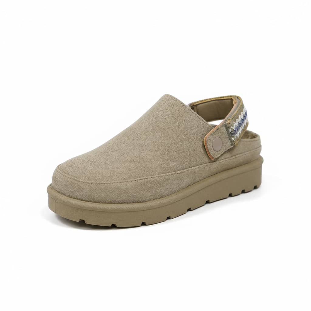 Nexsus Plus Ladies Women Faux Suede Fur Lined Mules Warm And Cozy Slippers Size UK 3-8