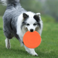 1pc/2pcs/3pcs/5pcs Soft Non-Slip Dog , Silicone Game Disc, Anti-Chew Dog Toy, Christmas Gift For Pets, Puppy Training Interactive Fun Dog Supplies, Random Color, Not Suitable For Aggressive Chewing Dogs - Multicolor - View 12