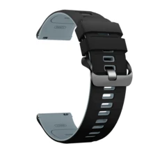 1 Dây đeo đồng hồ thông minh thể thao bằng silicon hai màu 22mm thoáng khí có thể điều chỉnh, phù hợp với GT6 GT5 GT4 46mm, COROS APEX 4 42mm/APEX 2 Pro/APEX 46mm/Pace 3, Amazfit Bip6/GTR 4 3 2 2e, Phụ kiện dây đeo đồng hồ thông minh thoáng khí thoải mái - 22mm - Xem 15