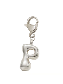 Bubble Silvery Letters Cute Necklace Pendant Bag Pendant-Lucky Crystal Pendant, Alphabet Letters A-Z, The Best Item For Spring And Summer Pairing,Shiny Alloy Bag And Backpack Pendant-Perfect Gift - Multicolor - View 21