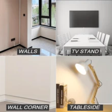 1PC 1m/2m/3meters Cable Hider,Flexible Cable Concealer For Wall Mounted TV, Self-Adhesive Cord Hider Protector Soft Wire Cover With Cap For Wall Home Office Use - Multicolor - View 9