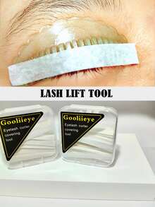 1 Box Approx. 1000pcs Eyelash Perming Pads, Keratin Eyelash Lift Thin Film Pads, Eyelash Curling & Fixing Pads - White - View 6