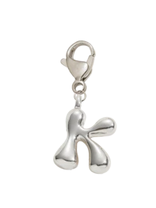 Bubble Silvery Letters Cute Necklace Pendant Bag Pendant-Lucky Crystal Pendant, Alphabet Letters A-Z, The Best Item For Spring And Summer Pairing,Shiny Alloy Bag And Backpack Pendant-Perfect Gift - Multicolor - View 13