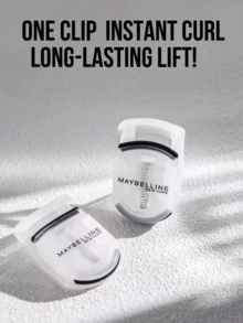 Maybelline Portable Eyelash Curler, One Clip Instant Curl Long-lasting Lift, Wide-Angle Design & Half Palm Size Portable, High-Elastic Silicone Pad Soft & Lash-Friendly with Extra Replacement, Easy Operate for Beginners to Enlarge Eyes & Achieve Natural Curl. - 美寶蓮睫毛夾 - 查看 5