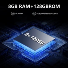 Coolpad COOL CP12，Android 13 系统，6.517 英寸高清+显示屏，颜色：浅蓝、深蓝、黑色，CPU：SC9863A，8GB（含 4GB 可扩展内存）+ 64GB 和 8GB（含 4GB 可扩展内存）+ 128GB 存储选项，1300 万像素三摄，4500mAh 电池，双卡双待，支持 4G 充电，欧标智能手机 - 月白藍 - 查看 6