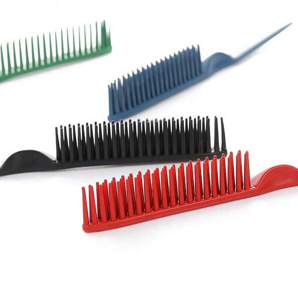 1pc Slouchy Hair Styling Tool, Pointed Tail Teasing Comb - Minimalist Curling Comb, Convenient For Daily Use, Hair Accessories