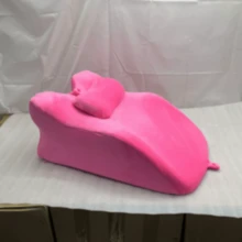 情侣记忆棉楔形枕，情侣坐枕，多功能情侣靠背枕低臀垫，3D记忆棉，多功能俯卧睡眠枕，符合人体工学的臀部支撑垫，适合依偎、聊天和放松。办公休息和居家娱乐，重新定义与伴侣的温馨夜晚 - 彩色 - 查看 13