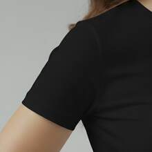 Camiseta Baby Look Feminina Algodão Conforto Estilo Alta Qualidade Estampada Menino Verde Do Tamanho P ao GG