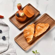 Wooden Cups And Plates, Multifunctional, Long Oval Shaped, Rectangular Tray. Wooden Tray, Beauty Display Tray, Perfume Tray, Bathroom Tray, Tableware Wooden Tray, Cake Tray. Kitchen Tray, Suitable For Dessert, Perfume Jewelry, Bath Supplies, Cosmetics, Bohemian Style, Rural Style Garden Tray, Paper Cup Tray, Suitable For Birthday, Easter, Father's Day, Mother's Day, Table Decoration