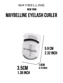 Maybelline Portable Eyelash Curler, One Clip Instant Curl Long-lasting Lift, Wide-Angle Design & Half Palm Size Portable, High-Elastic Silicone Pad Soft & Lash-Friendly with Extra Replacement, Easy Operate for Beginners to Enlarge Eyes & Achieve Natural Curl. - 美寶蓮睫毛夾 - 查看 4