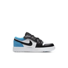 Nike JORDAN 1 LOW ALT (PS) Girls' Basketball Shoes BQ6066-004 - Black/Black-laser Blue-white - View 4