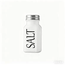 厨房好帮手！双瓶调料罐，密封防潮，标签清晰，盐和胡椒粉分开存放，避免交叉污染。