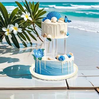 1pc Transparent Acrylic Cake Separator, Wedding Theme Decor Prop, Dessert Table Decor, Baking Decoration Supplies