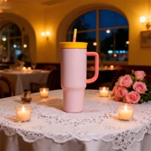 [Main Image Style]Say Goodbye To Frequent Refills! Unique Bottle Design With Pattern. 40oz. Large Capacity Straw Cup. Suitable For Car Use, Office, Fitness, And Outdoor Activities. Long-Lasting Cold Preservation. Leak-Proof And Non-Splash. Elegant Appearance.The Top Choices For Holiday Gifts: Souvenirs Or (For Oneself/Family And Friends), Handcrafted Presents, Graduation Gifts, Valentine's Day Gifts, Halloween Gifts, Christmas Gifts, Thanksgiving Gifts, Birthday Gifts And New Year Gifts. - Multicolor - View 4