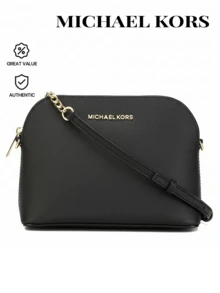 Michael Kors Jet Set Travel 中号圆顶斜挎包 黑色 - 黑色 - 查看 1