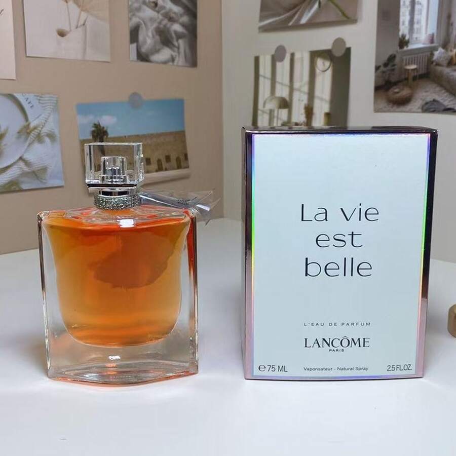 Lancome Perfume For Girls La Vie Est Belle Eau De Parfum Natural Spray Floral Scent 2.5Oz 70ml - 花卉印花 - 查看 1