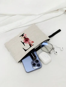 حقيبة قماشية مطبوعة بطبعة زهرية مع محفظة، حقيبة مستحضرات تجميل، هدية تقدير للمعلمات في عيد ميلاد النساء، حقيبة تخزين للسفر: الخيار المثالي للجمال في الهواء الطلق! إنها هدية للنساء والأمهات والمعلمات والأصدقاء والخادمات وحقيبة مستحضرات التجميل، هدايا للنساء، هدايا العطلات، هدايا عيد الحب، للطلاب، العودة إلى المدرسة، للمعلمات، مناسبة للنساء، الاستخدام اليومي، الأعياد والمناسبات - متعدد الألوان - مشاهدة 6