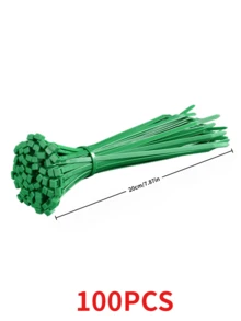 1000 piezas de bridas de cable de colores, de 4 pulgadas de largo, bridas de nailon autoblocantes ajustables y de uso múltiple. Adecuadas para la gestión de cables en el hogar, la oficina, el jardín, la granja avícola y el taller - Multicolor - Ver 12