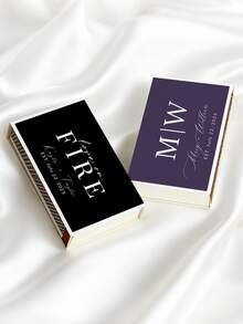 Nhãn hộp diêm tùy chỉnh, nhãn dán cá nhân hóa phù hợp cho tiệc cưới và quà tặng sự kiện; Trang trí đám cưới tùy chỉnh, được thiết kế cho cô dâu, chú rể và người tổ chức sự kiện; Tùy chọn đặt hàng số lượng lớn cho tiệc sinh nhật, quà tặng doanh nghiệp và quà lưu niệm kỷ niệm - Nhãn hộp diêm in chất lượng cao để tạo ra những món quà khách mời khó quên và điểm nhấn trang trí, cho các bữa tiệc ngày lễ mùa xuân & hè, đám cưới và tặng quà, Tình yêu vĩnh cửu - Nhiều màu - Xem 8