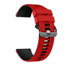 1 Dây đeo đồng hồ thông minh thể thao bằng silicon hai màu 22mm thoáng khí có thể điều chỉnh, phù hợp với GT6 GT5 GT4 46mm, COROS APEX 4 42mm/APEX 2 Pro/APEX 46mm/Pace 3, Amazfit Bip6/GTR 4 3 2 2e, Phụ kiện dây đeo đồng hồ thông minh thoáng khí thoải mái - 22mm - Xem 18